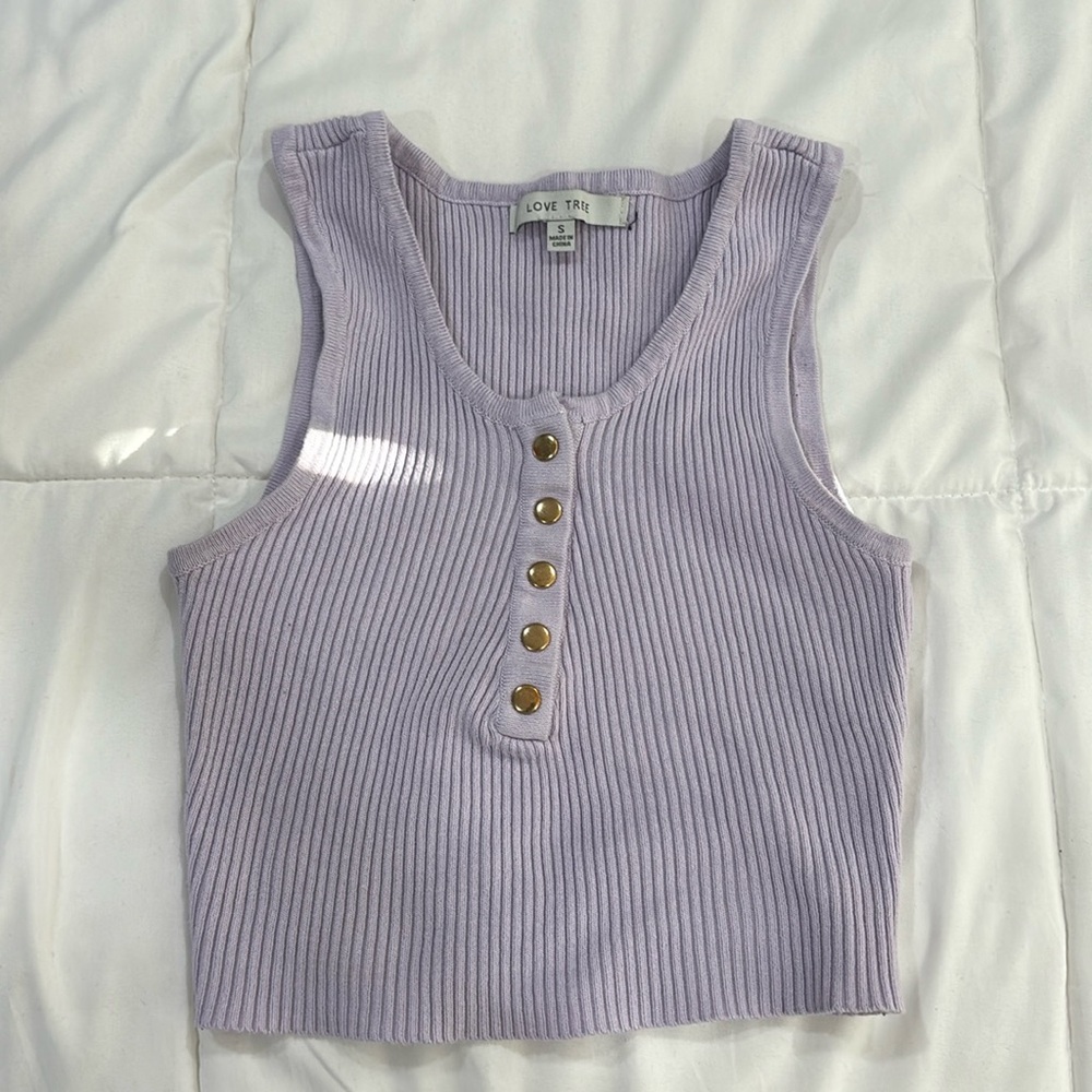 Purple tank top